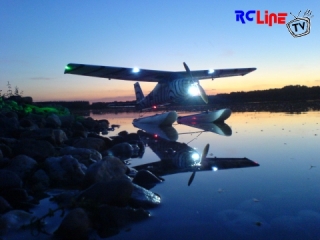 < DAVOR: Minimag mit Schwimmern auf dem Elbsee