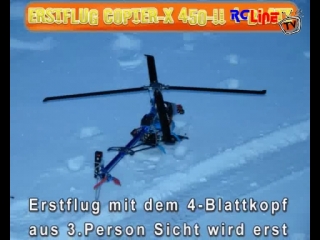 AFTER >: Erstflug Copter-X 450-II mit 4-Blattkopf am 27.12.2009