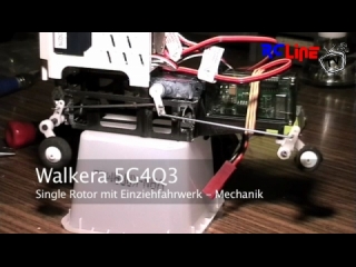 Walkera 5G4Q3 Single Rotor Einziehfahrwerk Detail 0