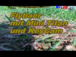 < DAVOR: Testflug mit der Keycam unter dem Mini Titan