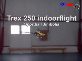 AFTER >: Indoorflug Trex 250 Frank Eberlein in Jimbolia