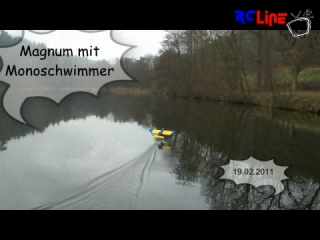 < DAVOR: Magnum mit Monoschwimmer