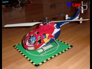 DANACH >: Bo 105 red bull single rotor 2