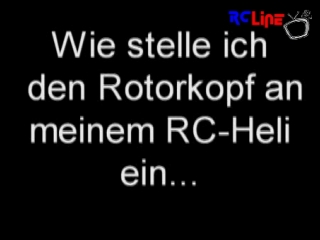 DANACH >: Teil 2: Rotorkopf - Taumelscheibe