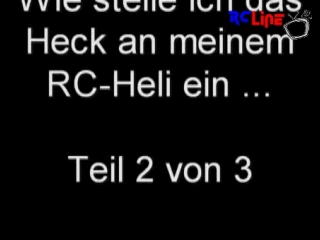 Teil 6: Heck : Grundeinstellung